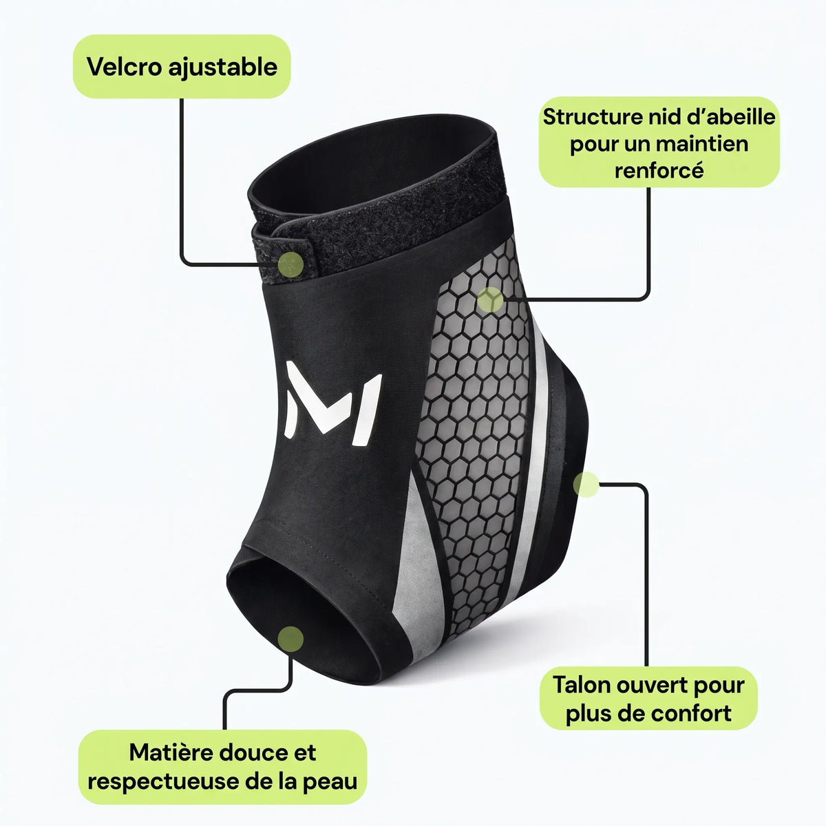 Chevillère de maintien ajustable