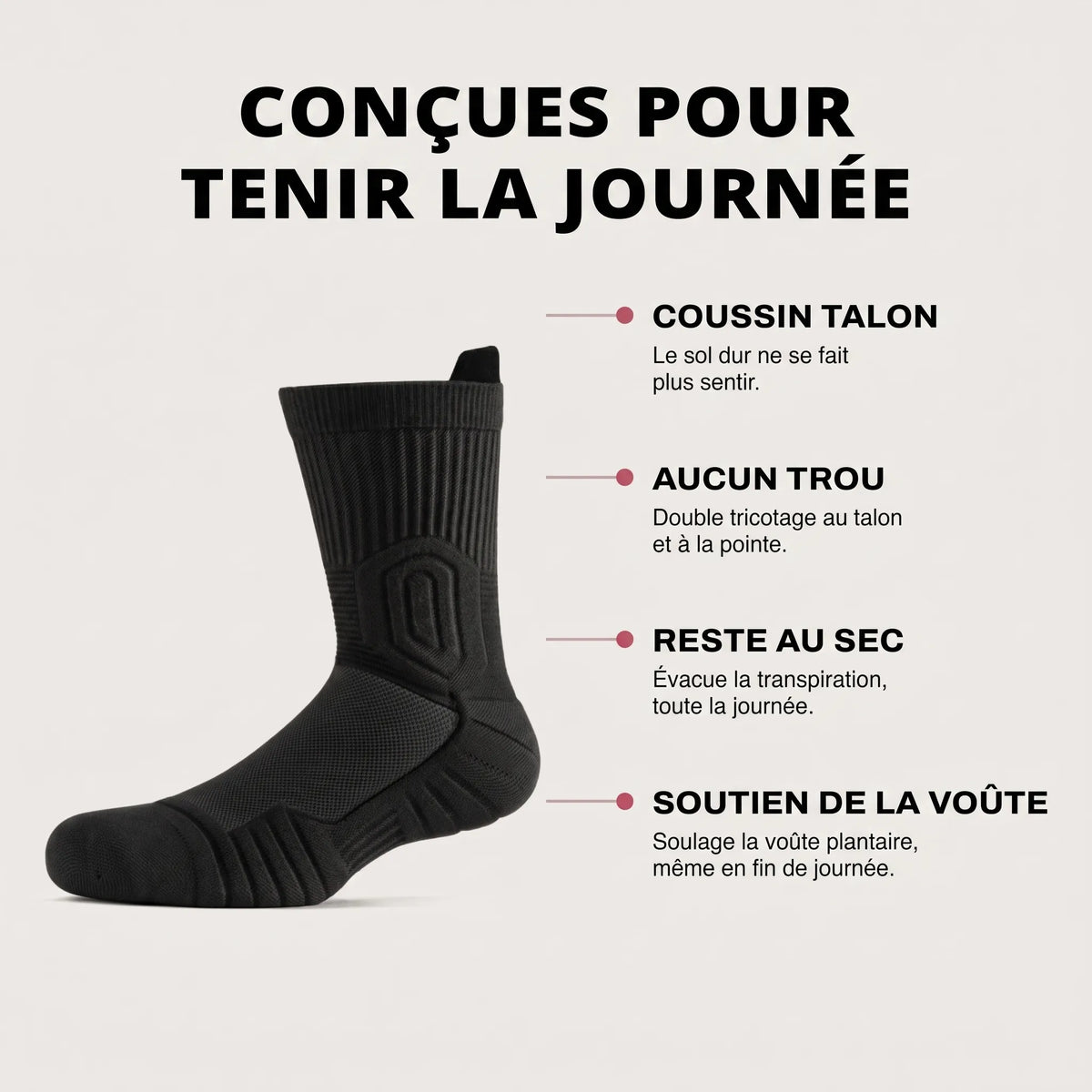 Chaussettes de travail Doméa™